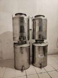 Fusto 50lt Acciaio Inox 18/10 Olio Vino