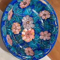 Rara Ciotola in Maiolica di Deruta Firmata “Santi”