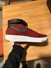 Nike Air Force 1 Ultra Flyknit Mid University red