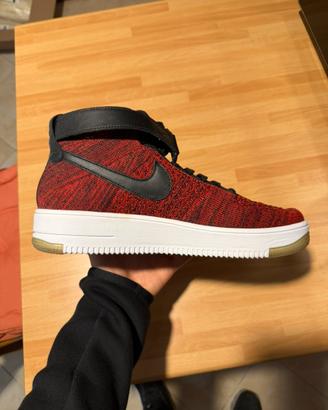 Nike Air Force 1 Ultra Flyknit Mid University red