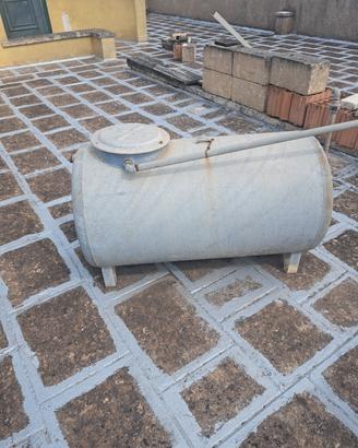 serbatoio acqua zincato 