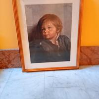 Quadro bambino piangente "Giovanni Bragolin"