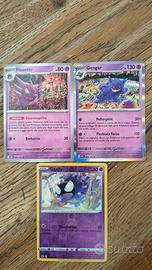 Carte Pokemon evoluzione Gengar