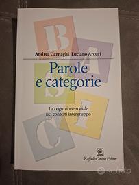Testo universitario Parole e Categorie