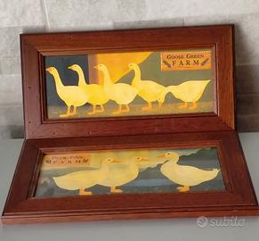 Coppia Quadretti vintage 