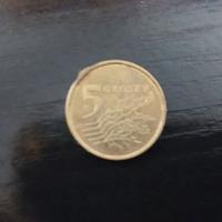 Moneta polacca anno 2018 da 5 Groszy.