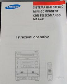 Samsung impianto stereo