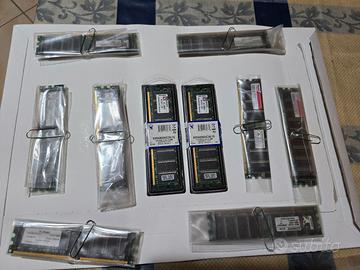 Stock 10 pezzi memorie DDR400 da 512MB, 1GB e 2GB