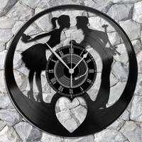 Orologio da Parete su Disco in Vinile da 33 Giri