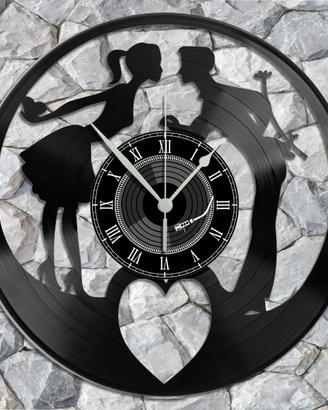 Orologio da Parete su Disco in Vinile da 33 Giri