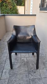 Set di 6 sedie cab + 1 cab Poltroncina Cassina