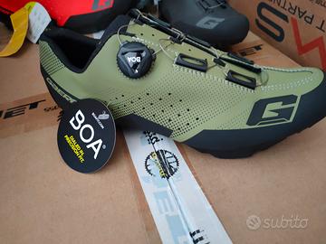 Scarpe MTB gravel GAERNE HURRICANE Olive green 42