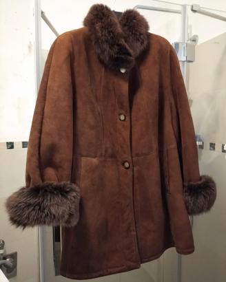 Cappotto donna in Vero Montone Shearling Vintage 