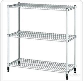 Scaffale acciaio Ikea OMAR 92 x 36 x 94