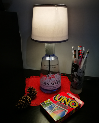 Lampada bottiglia Gin Mare