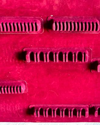 Ripiano con organizzatore posate legno e feltro