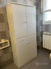 Mobile da bagno capiente bianco