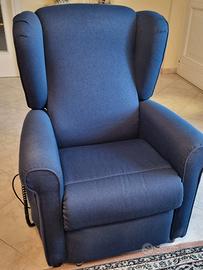 Poltrona elettrica reclinabile alzapersone