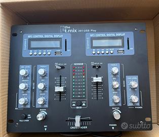 Mixer T.mix 201-USB – NUOVO mai usato – USB – DJ /