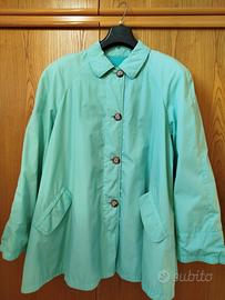 Trench double face verde 