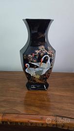 Vaso vintage ceramica nera  "Decor Exclusiv" Made 