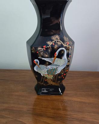 Vaso vintage ceramica nera  "Decor Exclusiv" Made 
