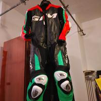 Tuta in pelle con airbag Gimoto