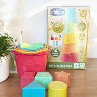 Chicco - 2in1 Stacking cups - 6-36 mesi