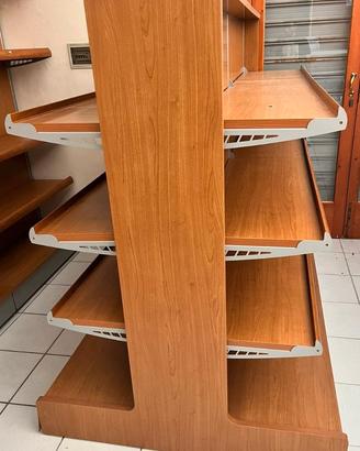 2 scaffali gondole 8 metri lineari