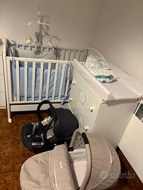 set completo per bambino + seggiolone per mangiare