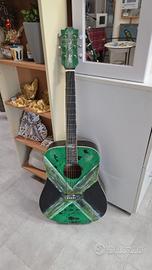 Chitarra d'arredo artistica Jamaica