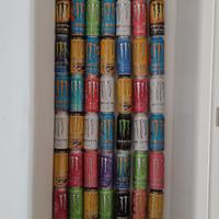 Collezione di 79 Lattine Monster vuote