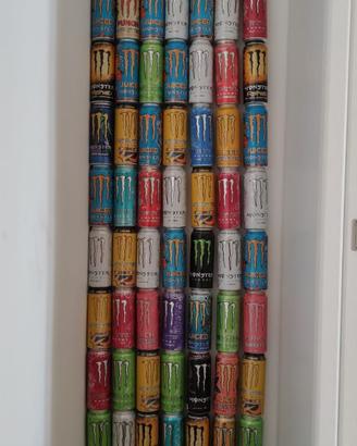 Collezione di 79 Lattine Monster vuote