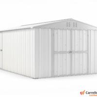 Box capanno acciaio lamiera 327x459 cm bianco