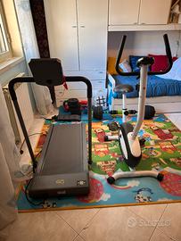 Cyclette + Tapis Roulant richiudibile