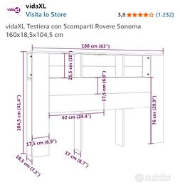 testiera per letto matrimoniale