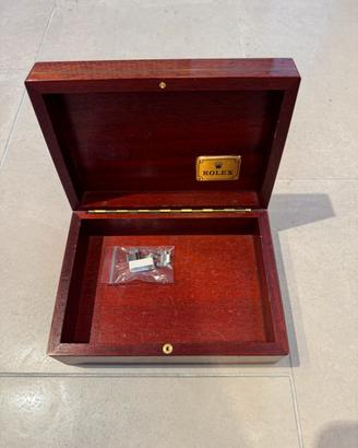 Scatola / Box / Cofanetto ORIGINALE Rolex legno