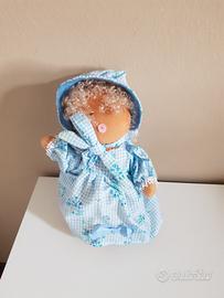 Bambola vintage con carillon nuova