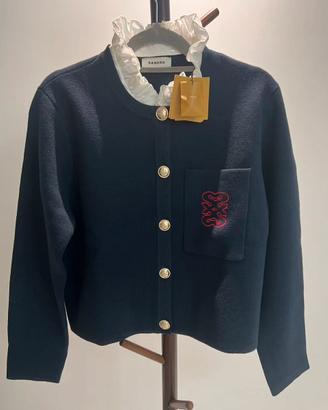 Cardigan blu sandro