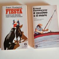 Libri Hemingway Fiesta e Il vecchio e il mare