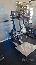 Hack Squat Teca per palestra e home gym
