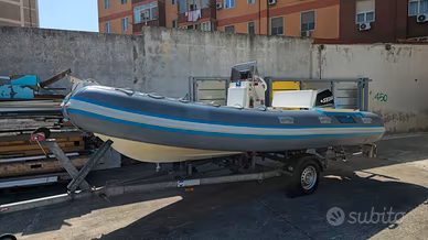 gommone arkos 480 carrello stradale garmin eco
