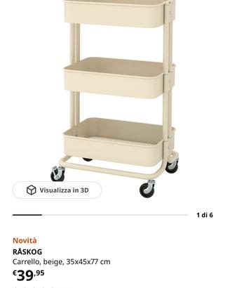 Carrelli e sgabelli ikea