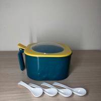 Contenitore per Condimenti 4 in 1 con Cucchiaini