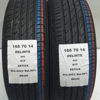 2 GOMME 165 70 14 DELINTE BR328