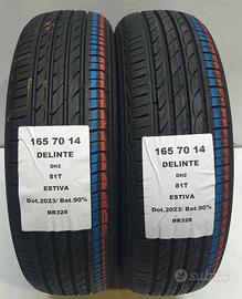 2 GOMME 165 70 14 DELINTE BR328