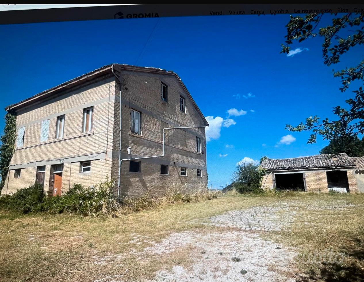 Casale da ristrutturare con terreno - Vista 2