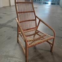 poltrone Ikea vimini rattan