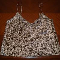 Top La Perla in Pura Seta - Stampa Leopardata