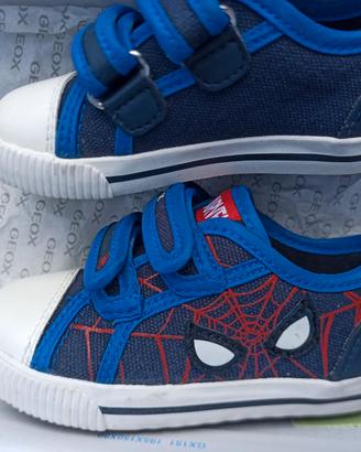 Scarpe Geox spiderman sneakers per bimbi taglia 21